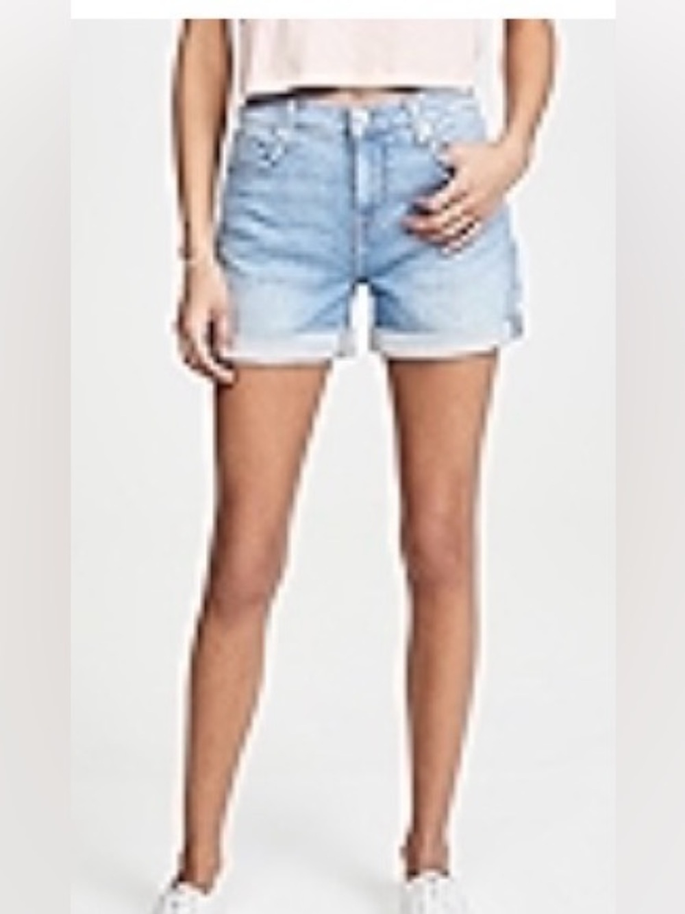 7 for all Mankind Mid Roll Shorts